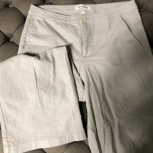 Lila Ryan cropped flare linen pant